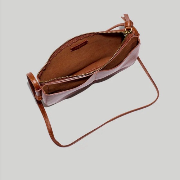 Madewell The Knotted Crossbody Bag Brown Leather - Picture 2 of 6